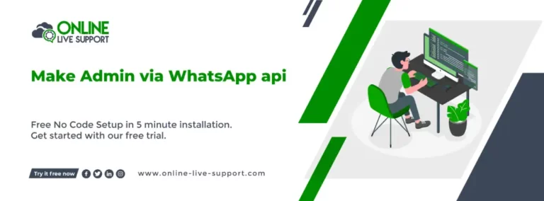 Make Admin via WhatsApp api