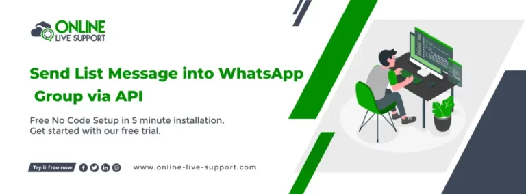 Send List Message into WhatsApp Group via API