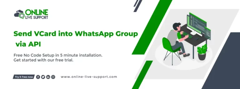Send VCard into WhatsApp Group via API