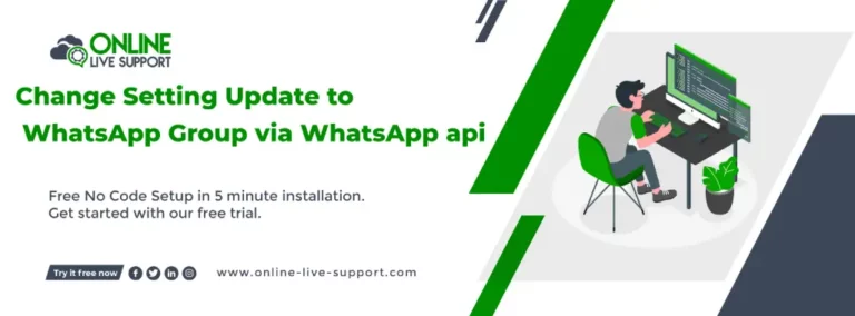 Change Setting Update to WhatsApp Group via WhatsApp api