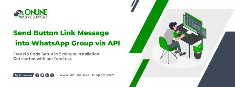 Send Button Link Message into WhatsApp Group via API