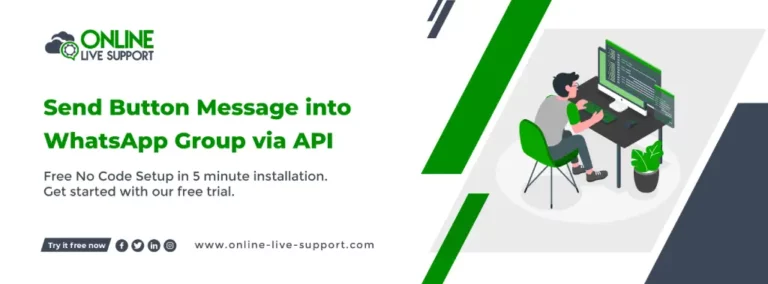 Send Button Message into WhatsApp Group via API.