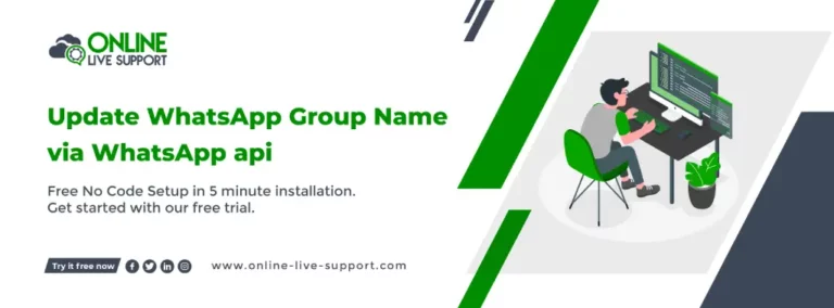 Update WhatsApp Group Name via WhatsApp api