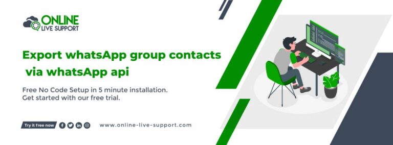 Export WhatsApp group contacts via WhatsApp api
