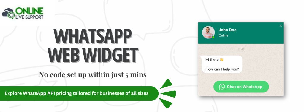 WhatsApp web widget