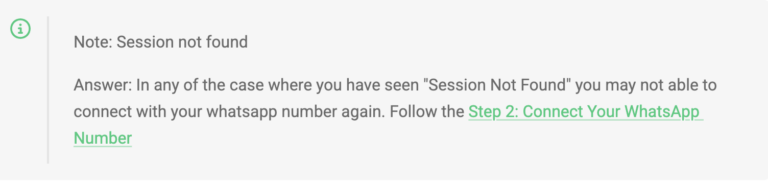 Disconnect WhatsApp Number or Session