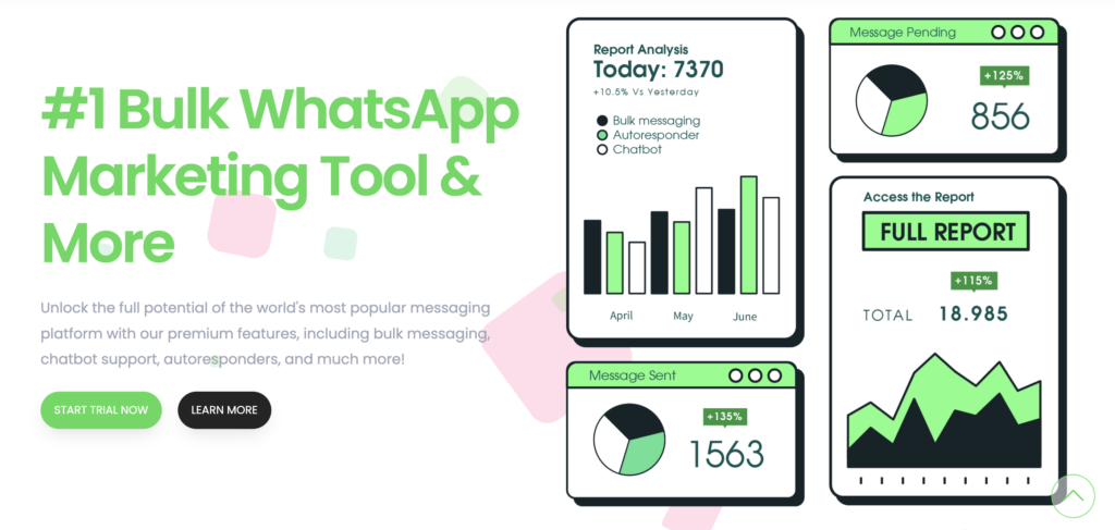 whatsApp dashboard